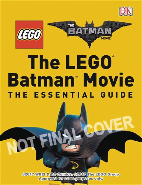 Dec162203 Lego Batman Movie Essential Guide Hc Free Comic Book Day