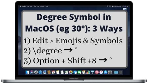 Degree Symbol Shortcut Mac Archives Pickupbrain Be Smart