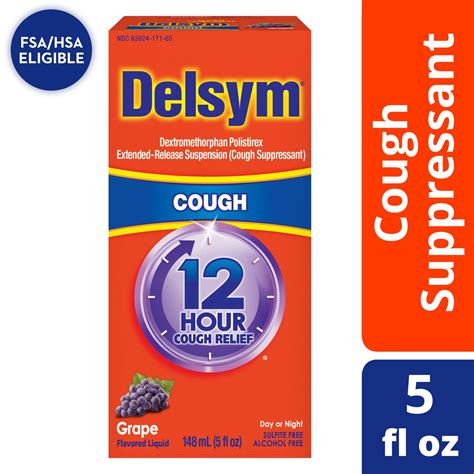 Delsym Cough 12 Hour Liquid Grape