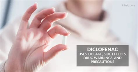 Diclofenac Uses Dosage Side Effects Drug Warnings Precautions