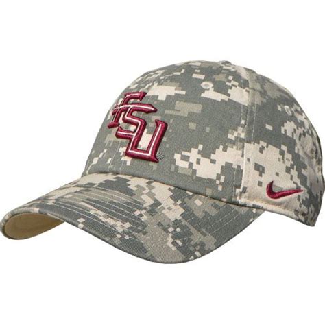 Digital Camo Cap With Fsu And Florida State By Nike At Garnet And Gold