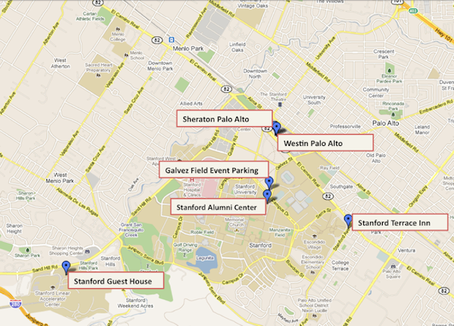 Directions Parking Maps Stanford Mobile Health 2012