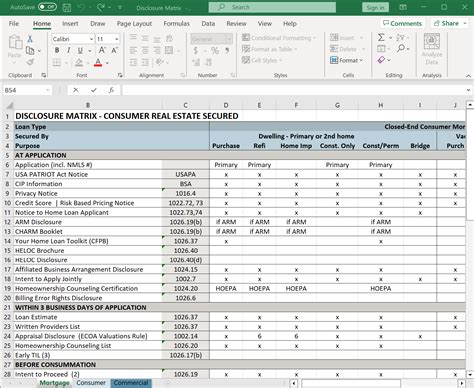 Disclosure Matrix Sterling Compliance