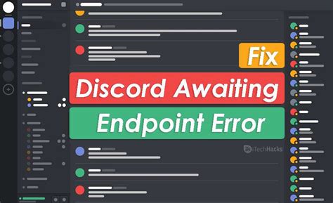 Discord Awaiting Endpoint: Fix Issues Fast