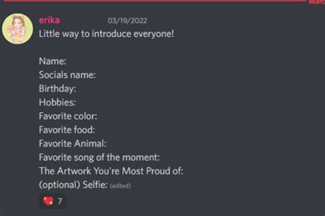 Discord Intro Templates