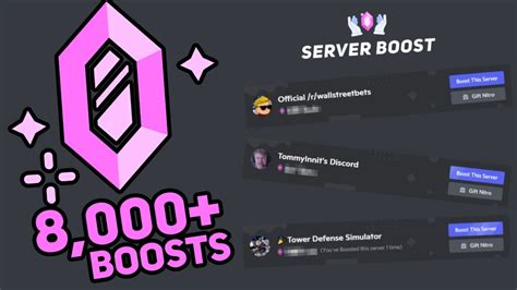 Discord Server Boost Logo