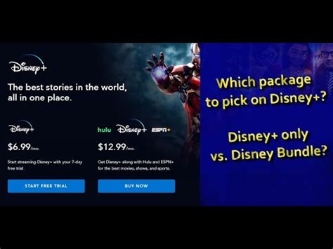 Disney Plus Vs Disney Bundle Package Which Package To Buy On Disney