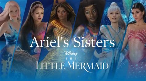 Disney The Little Mermaid Live Action Ultimate Ariel Sisters 7 Pack