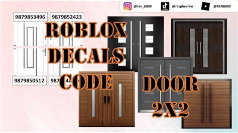 Doors Decal Codes Work At A Pizza Place Roblox Youtube