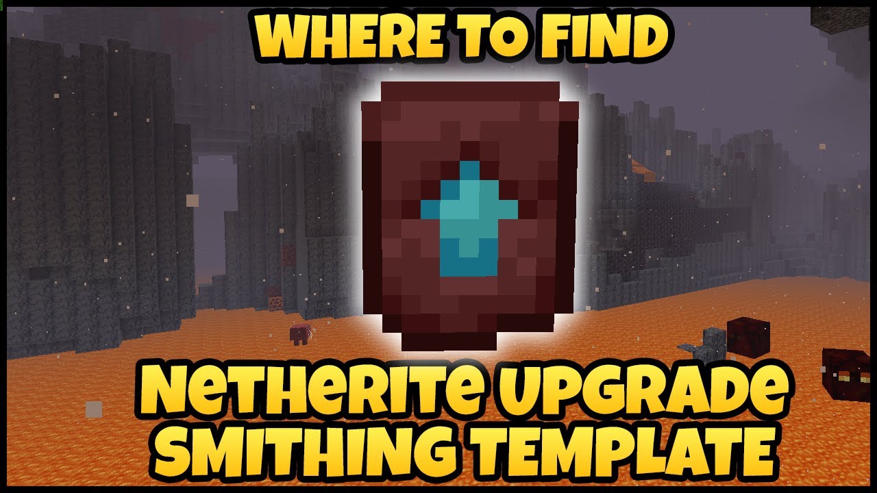 Download Easy Netherite Craftable Netherite Smithing Template Fabric