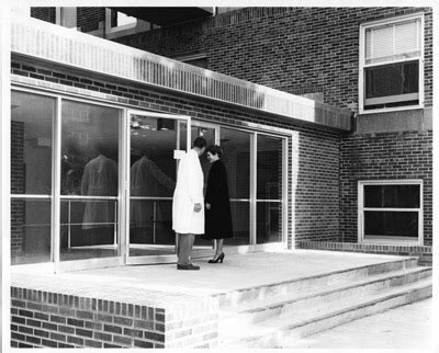 Dr Richard Mcbee At The Entrance To Cooley Laboratory 1959