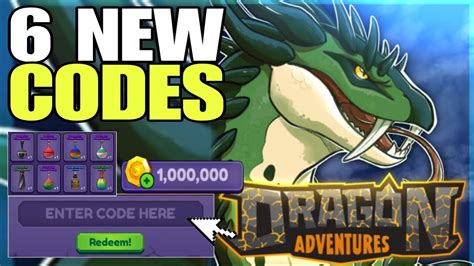 Dragon Adventures Codes 2024