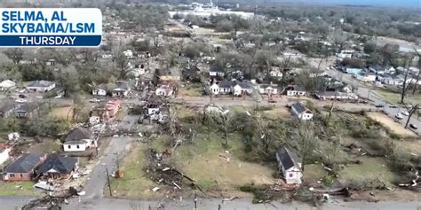 Drone Video In Alabama Georgia Shows Vast Destruction After Deadly