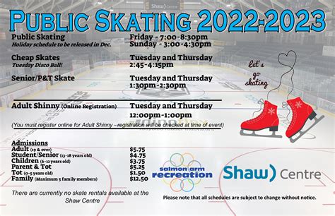 Drop In Skating Toronto: Public Sessions Schedule