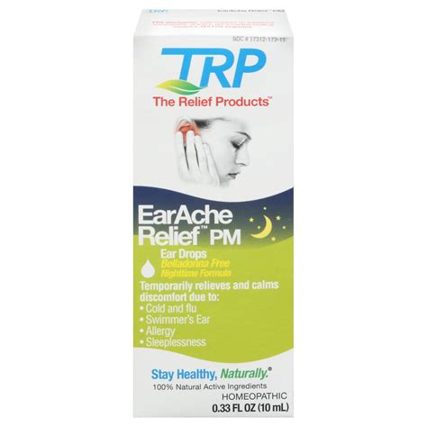 Drops And Tablets Ear Aches Earache Relief By Trp