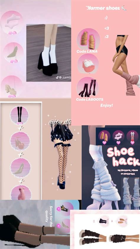 Dti In 2024 Dress To Impress Shoes Hack Fashion