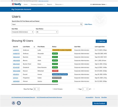 E Verify User Manual For Corporate Administrators