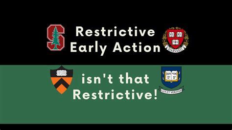 Early Restrictive Action Stanford