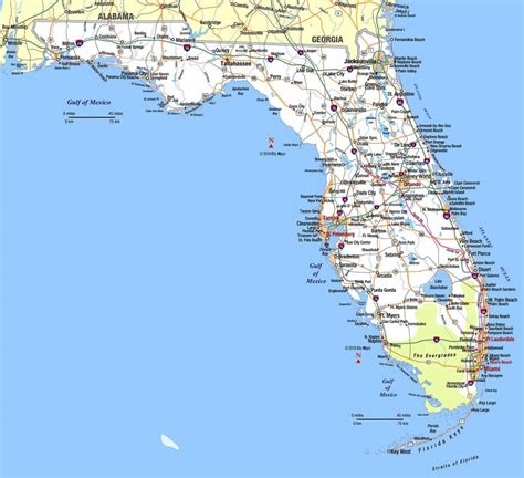 East Coast Map Of Florida