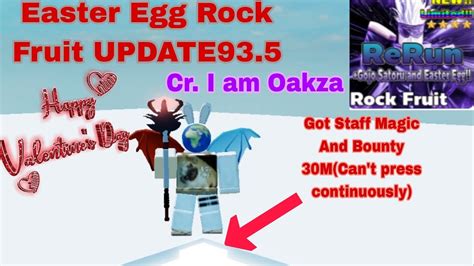 Easter Egg Rock Fruit Update93 5 Staff Magic And Bounty 30M Rock