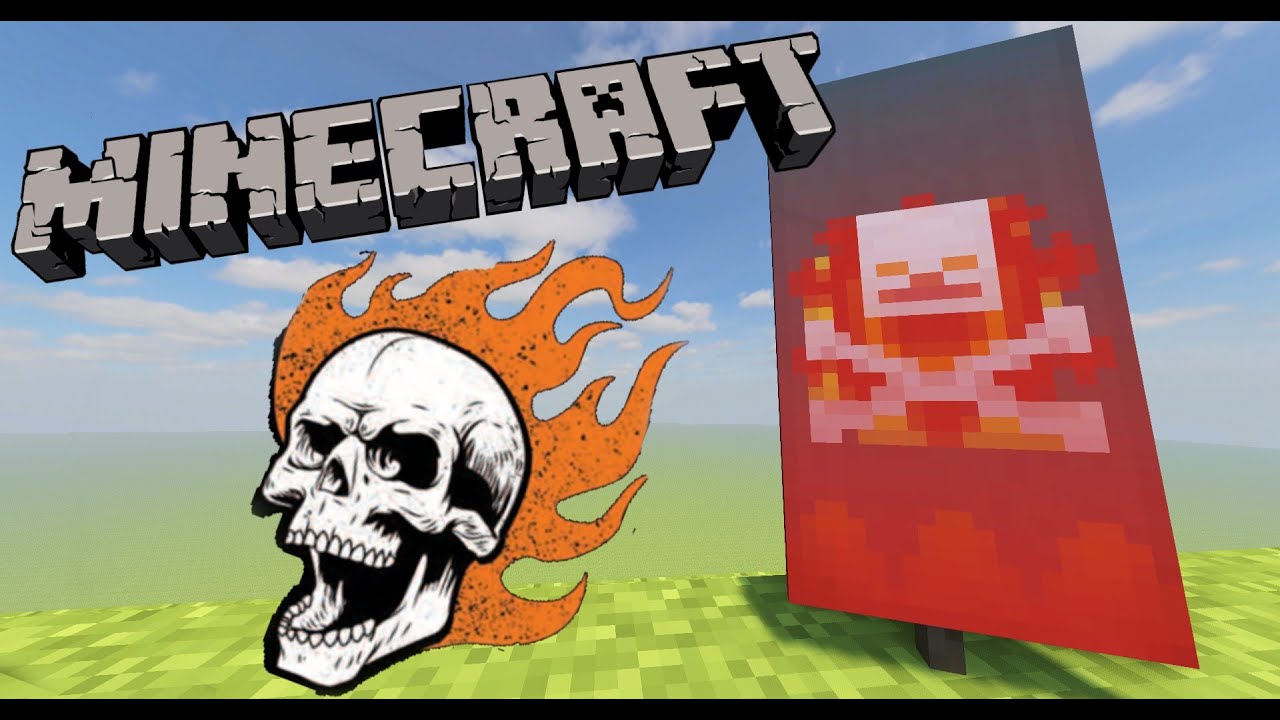 Easy Banner Skull Minecraft Banner Designs Minecraft Banners