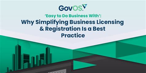 Easy To Do Business With Why Simplifying Business Licensing