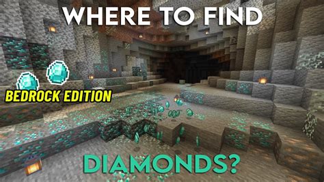 Easy Way To Find Diamonds Minecraft Bedrock Edition Youtube