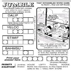 Edmonton Journal Puzzles