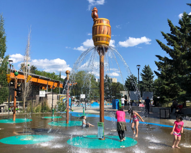 Edmonton Playgrounds Kinsmen Spray Park