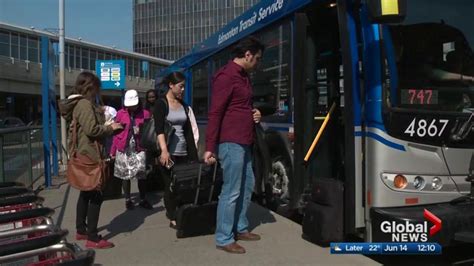 Edmonton S 747 Bus To The Airport Hits Passenger Milestone Edmonton