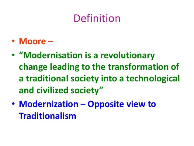 Education Modernization Meaning Definition Philosophy