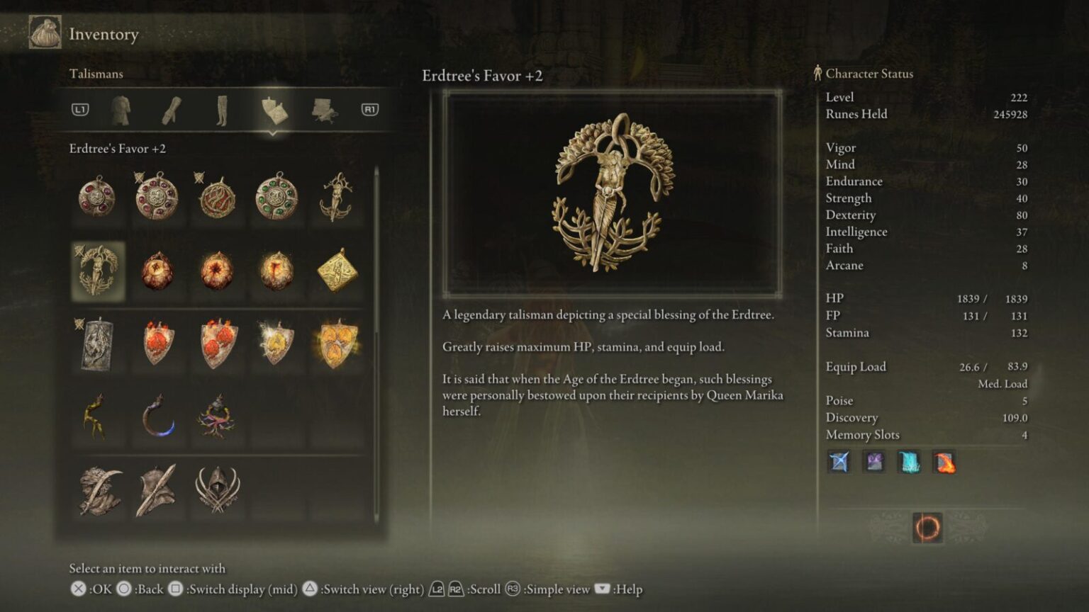 Elden Ring All Talismans Showcase All Legendary Talismans Trophy