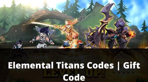 Elemental Titans Codes Free Gift Code February 2025 Mrguider