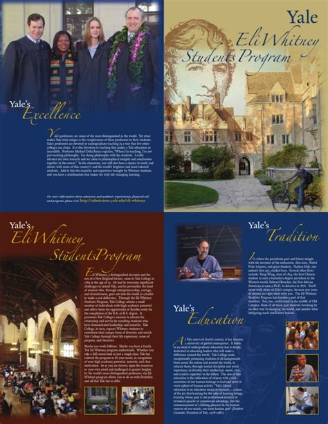 Eli Whitney Students Program 2012 2013 Pdf Yale University College