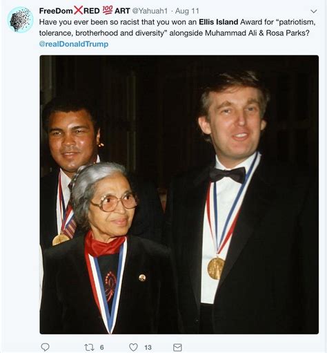 Ellis Island Award Trump