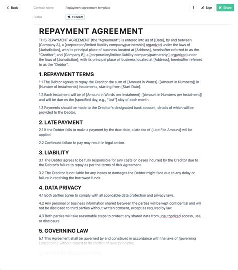 Employee Repayment Agreement Template Awesome Template Collections