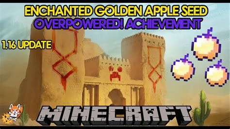 Enchanted Golden Apple Seed Bedrock 2024 Devon Fidelia