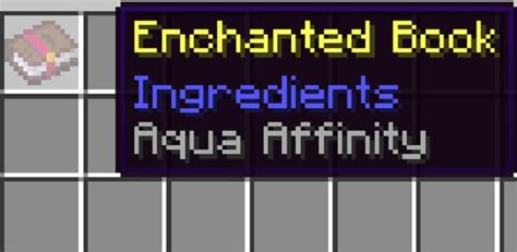 Enchantment Aqua Affinity: Master Water Magic