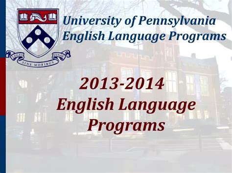 English Language Program Ppt Download