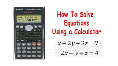 Equations Calculator With Steps