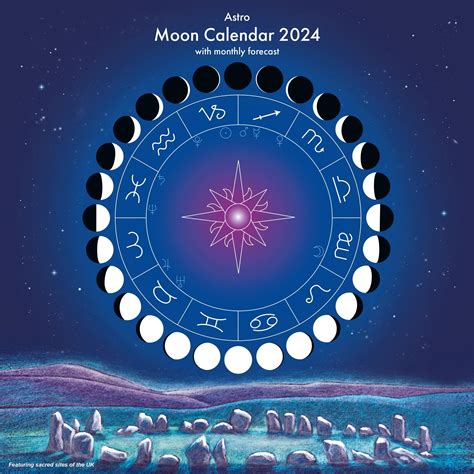 Equinox 2024 Moon Phase Calendar Beautifully Silk Screened Packed