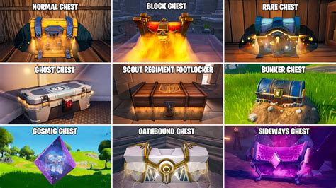 Evolution Of All Chests In Fortnite Season 1 Season 24 Youtube