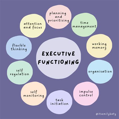 Executive Functioning Infographic Authentically Emily