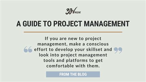 Expert Assistants A Guide To Project Management 33Vincent