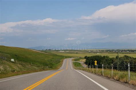 Farms And Equipment Along The Highways Of Alberta Stock Photo Image