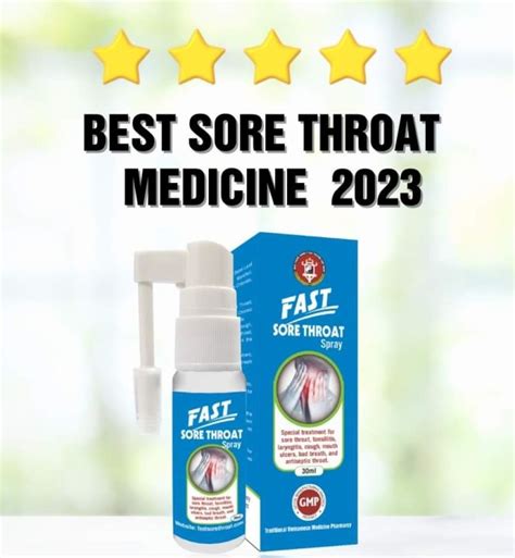 Fast Sore Throat Spray 30Ml Recommended Complete Treatment For Throat