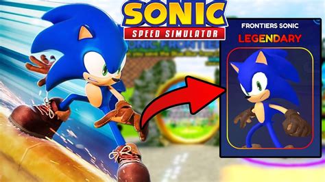 Fastest Way To Unlock Frontiers Sonic Sonic Speed Simulator Youtube