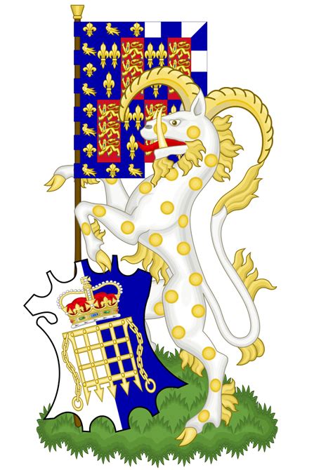 File Yale Of Beaufort Svg Wikimedia Commons Coat Of Arms Heraldry