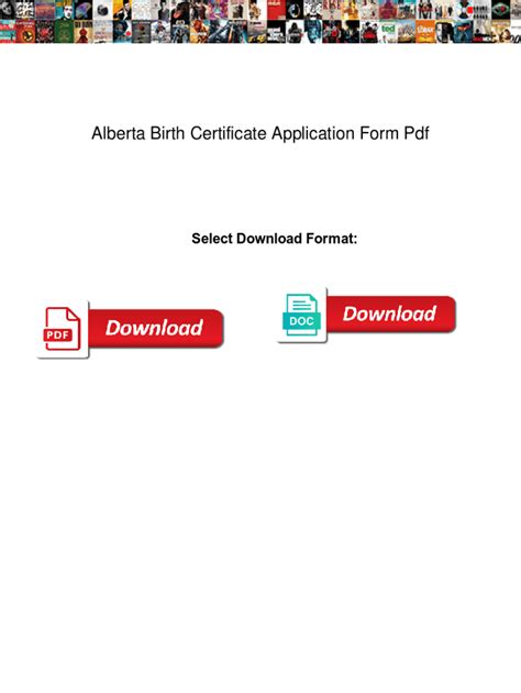 Fillable Online Alberta Birth Certificates Myalberta Eservicesalberta