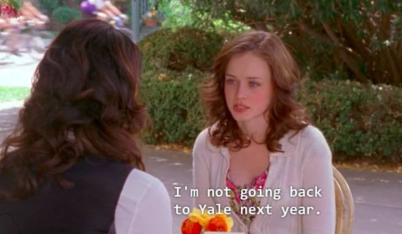 Finally Coming To Terms With Rory Gilmore Quitting Yale By Alize